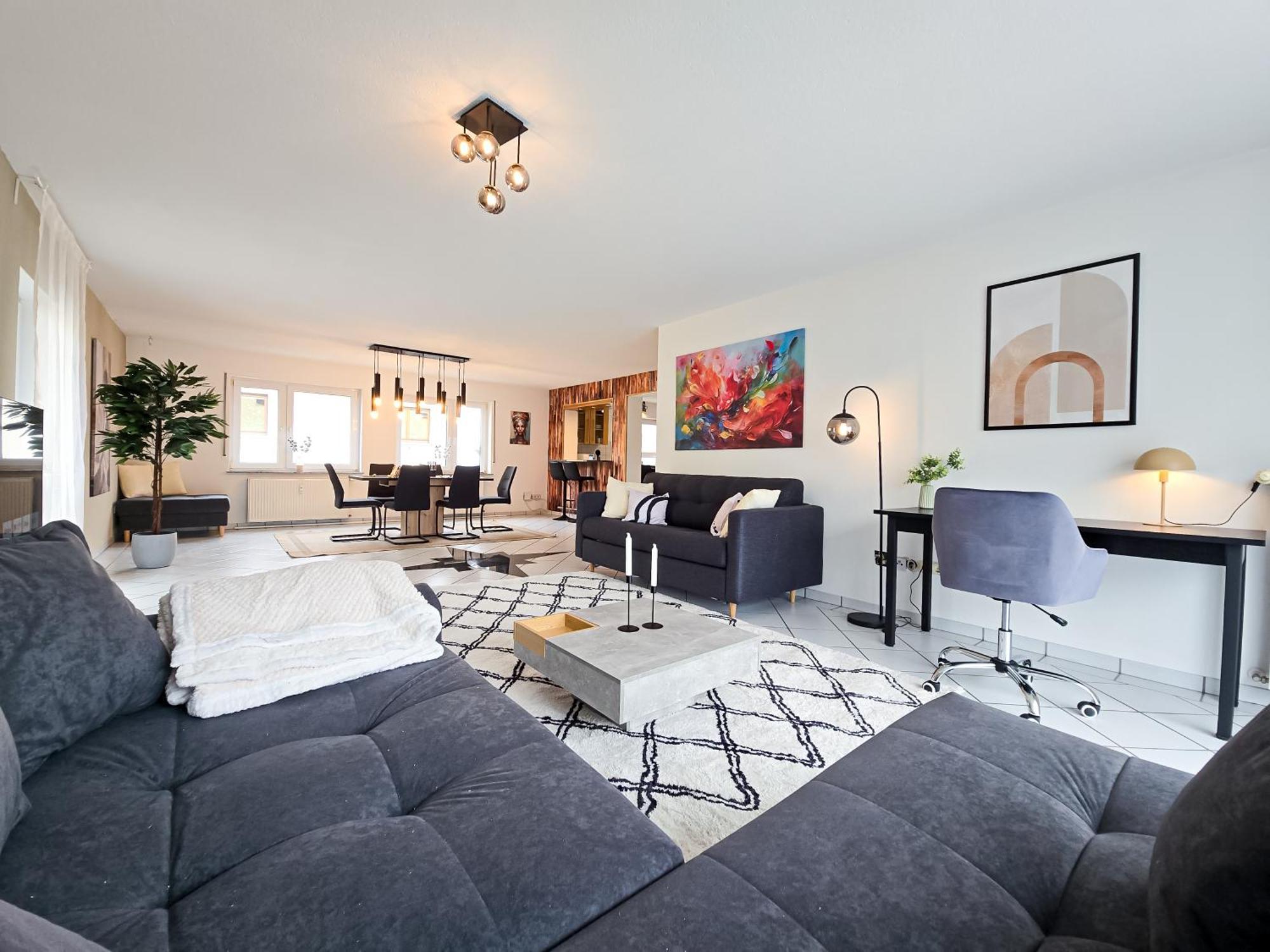 Star-Apartment - Calm, Spacious & Garden, 120M2 Nußloch Esterno foto